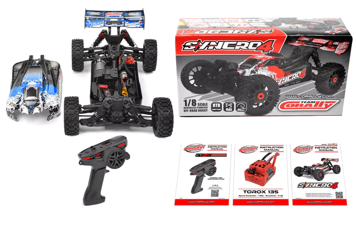 Team Corally Syncro-4 1/8 4S Brushless Off-Road Buggy RTR
